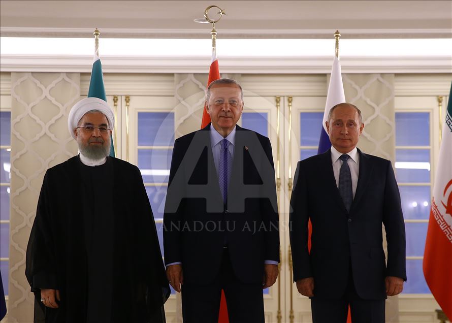آغاز نشست روسای جمهور ترکیه، ایران و روسیه در آنکارا