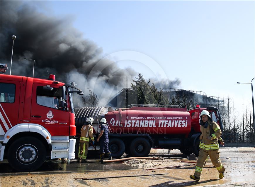 Tuzla'daki fabrika yangını
