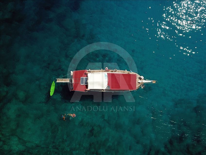 "Mavi derinliklerin kaşifleri" Kaş'ta yetişiyor
