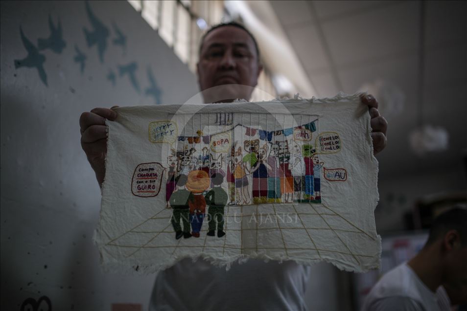 Inmates Embroidering their Stories in Colombia