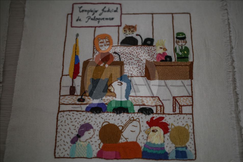 Inmates Embroidering their Stories in Colombia