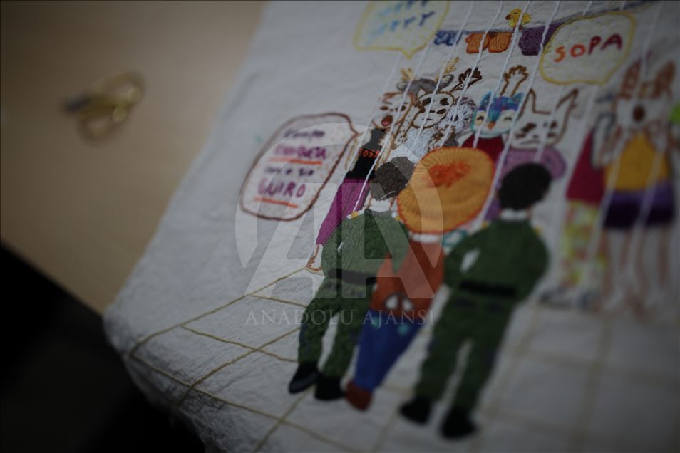 Inmates Embroidering their Stories in Colombia