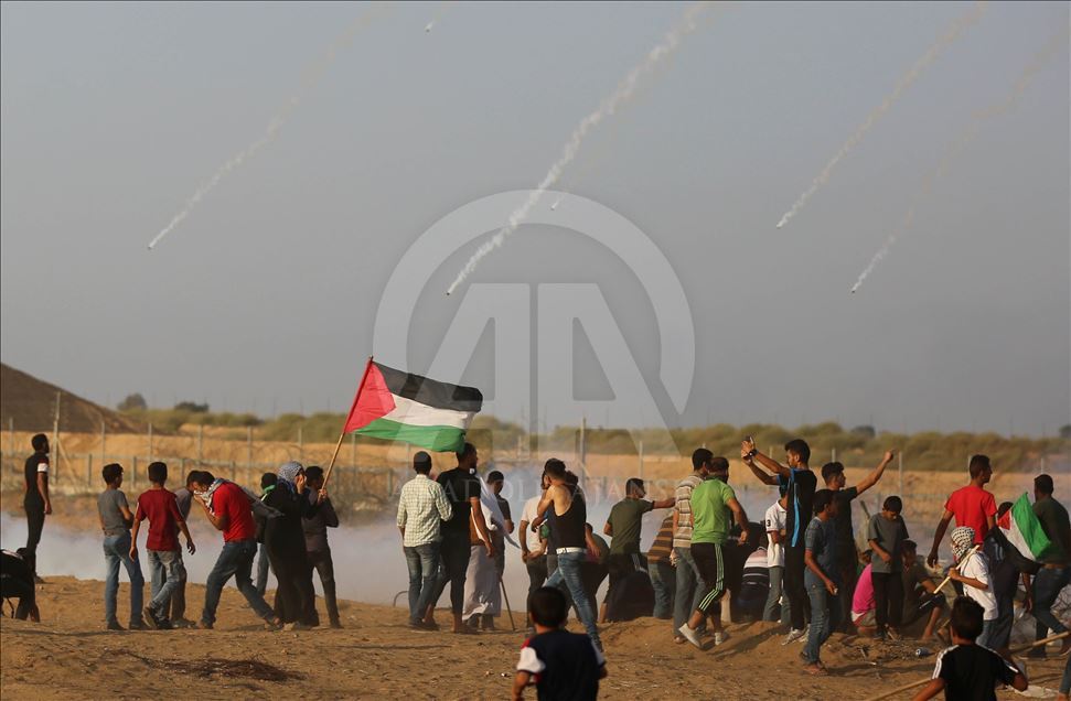 Gazze sınırındaki "Büyük Dönüş Yürüyüşü" gösterileri
