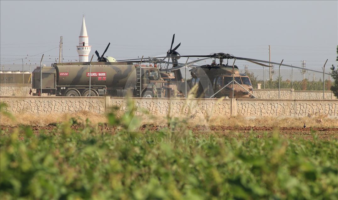 Fırat'ın doğusunda altıncı ortak helikopter uçuşu