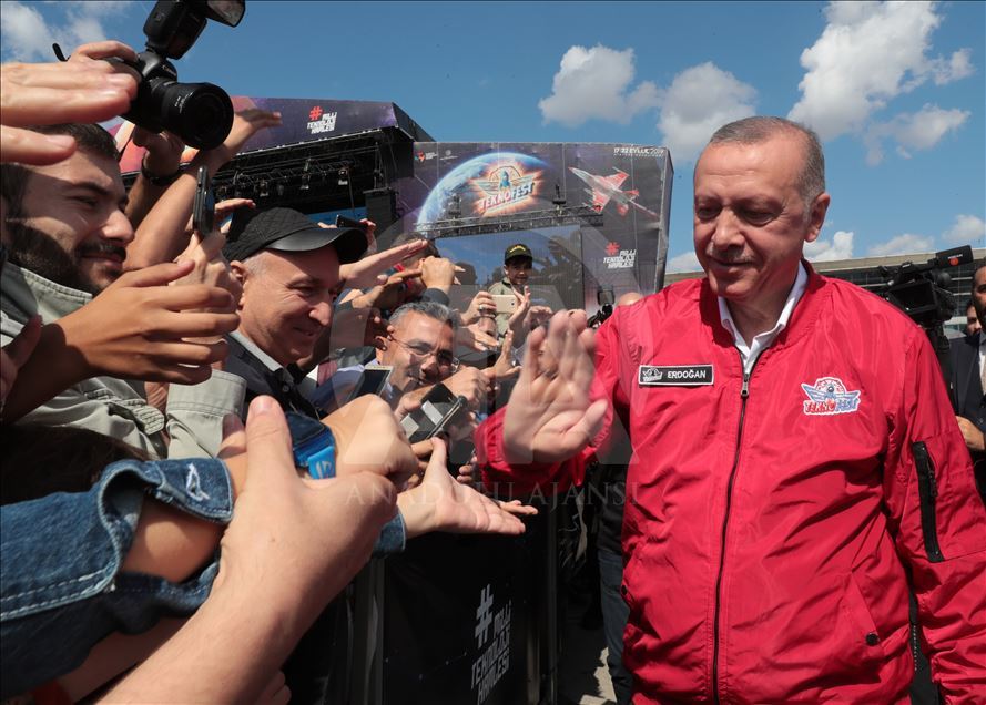 بازدید اردوغان از جشنواره تکنوفست در استانبول
