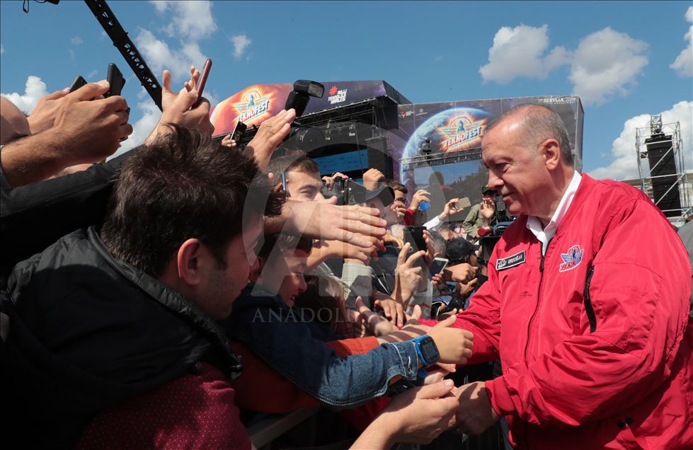 بازدید اردوغان از جشنواره تکنوفست در استانبول

