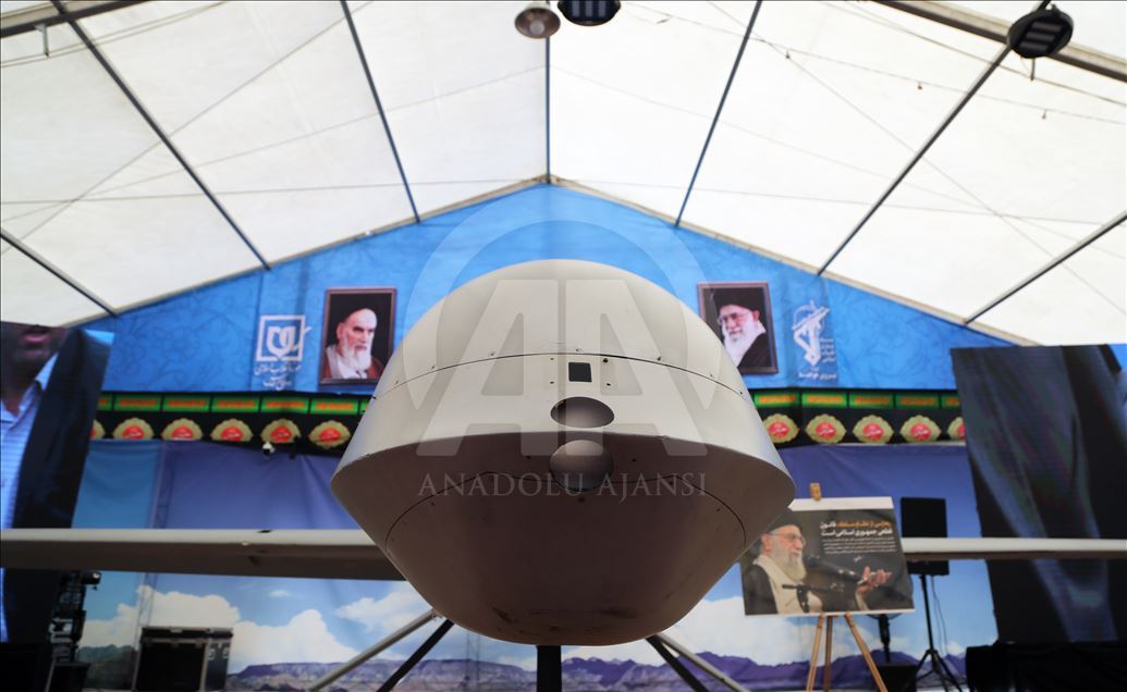 Irán exhibe vehículos aéreos no tripulados en el Museo de la Santa Defensa