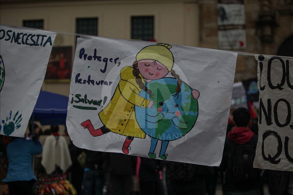Global Climate Strike: la protesta mundial contra el cambio climático en Bogotá