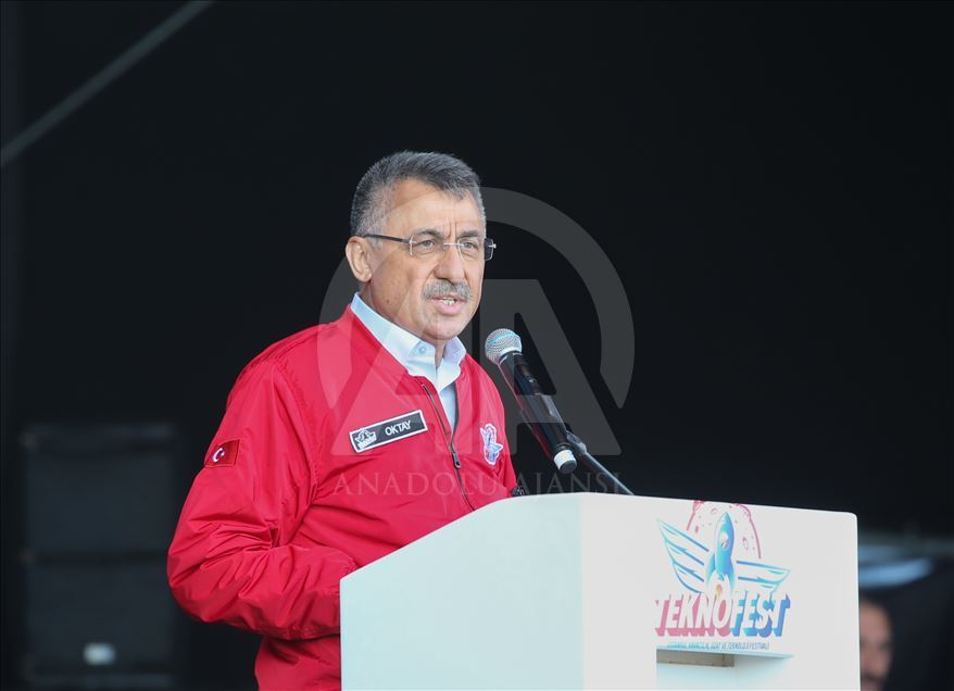 Cumhurbaşkanı Vekili Oktay "TEKNOFEST İstanbul"un kapanış törenine katıldı