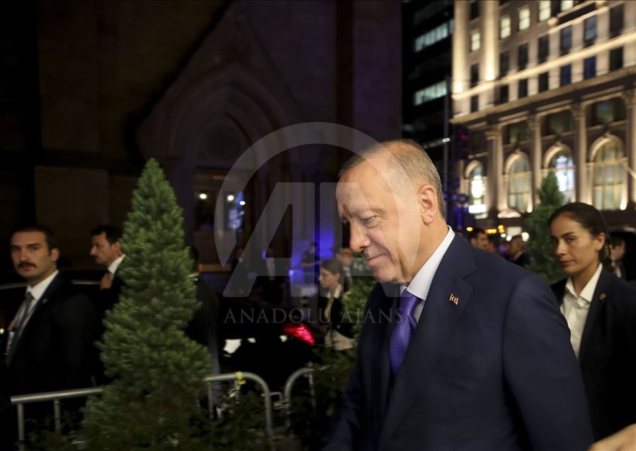 Türkiye Cumhurbaşkanı Recep Tayyip Erdoğan ABD'de