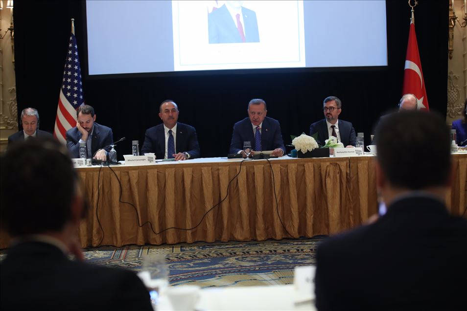 أردوغان يشارك في اجتماع لـ"معهد الشرق والغرب" في نيويورك
