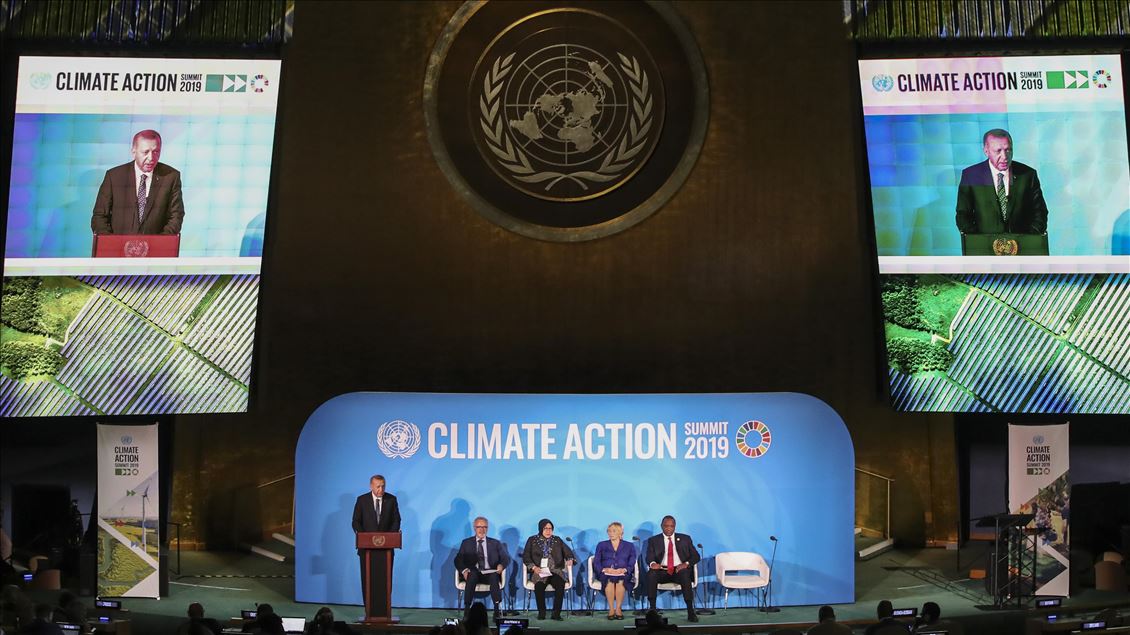 Cumhurbaşkanı Erdoğan BM İklim Zirvesi’ne katıldı