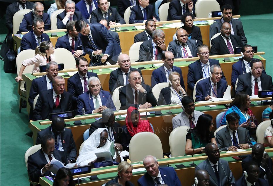 Cumhurbaşkanı Erdoğan, BM 74. Genel Kurulu'na hitap etti