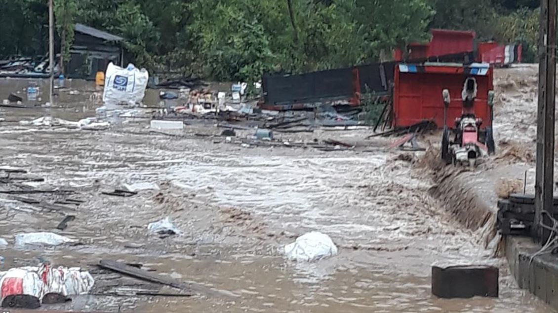 Artvin'de şiddetli yağış