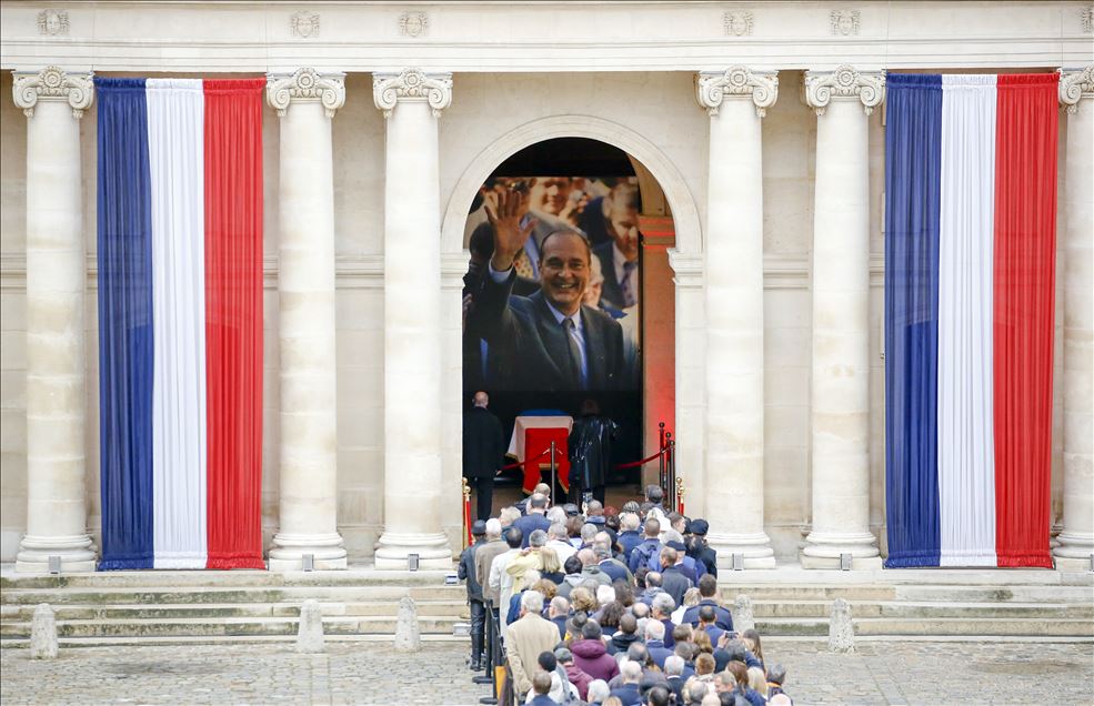 Condolence to former French president Jacques Chirac 