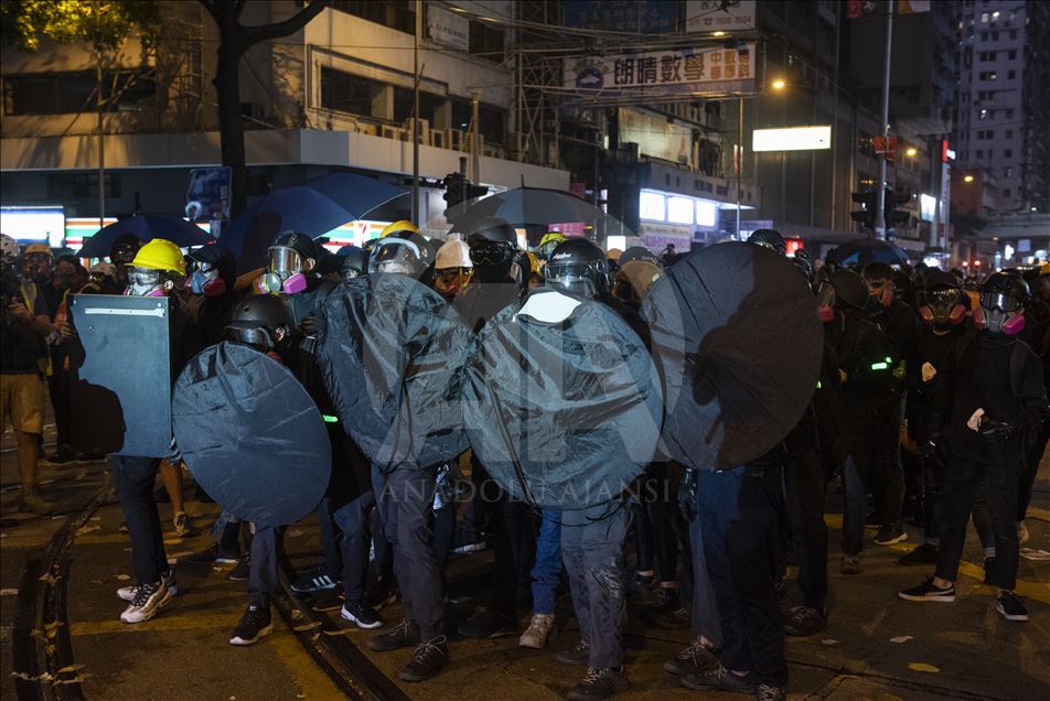 Hong Kong Protesta Contra China En El 70 Aniversario De La Fundación De La República Popular 8719