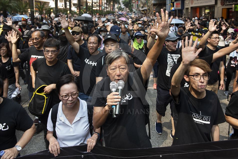 Hong Kong Protesta Contra China En El 70 Aniversario De La Fundación De La República Popular 9689