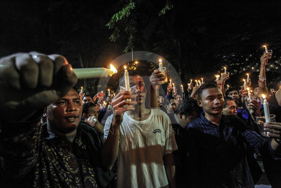 Aksi solidaritas menentang UU kontroversial dan peduli korban kerusahan Wamena di Medan