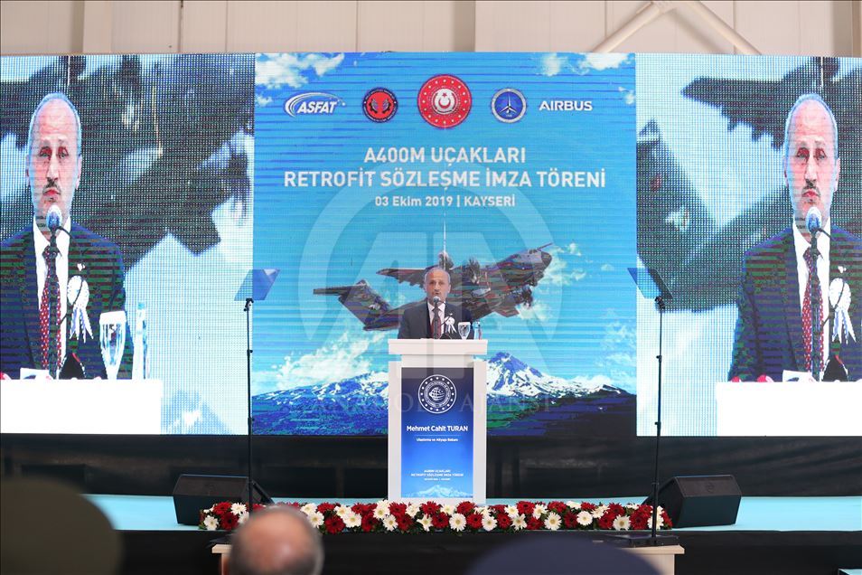 A400M Uçakları Retrofit Sözleşme Töreni