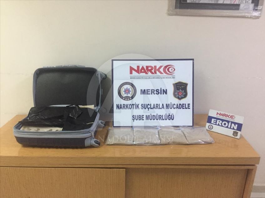 Mersin'de uyuşturucu operasyonu