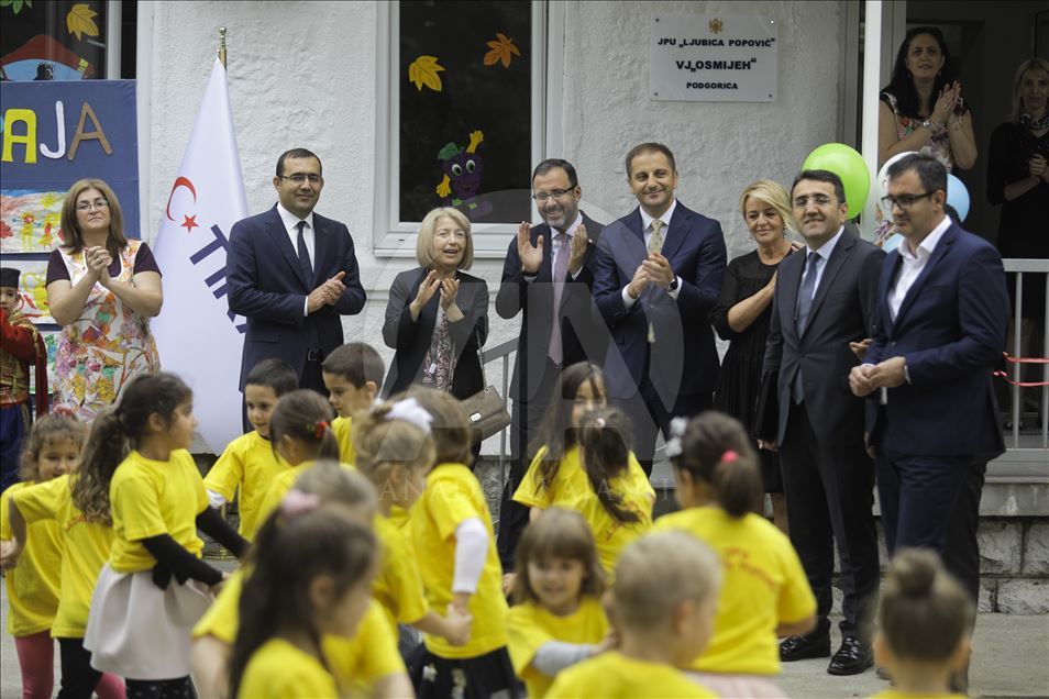 Crna Gora: Ministri Šehović i Kasapoglu otvorili rekonstruisani vrtić u Podgorici