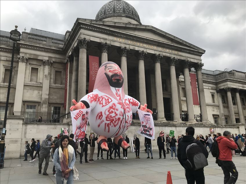 Londra'da protesto