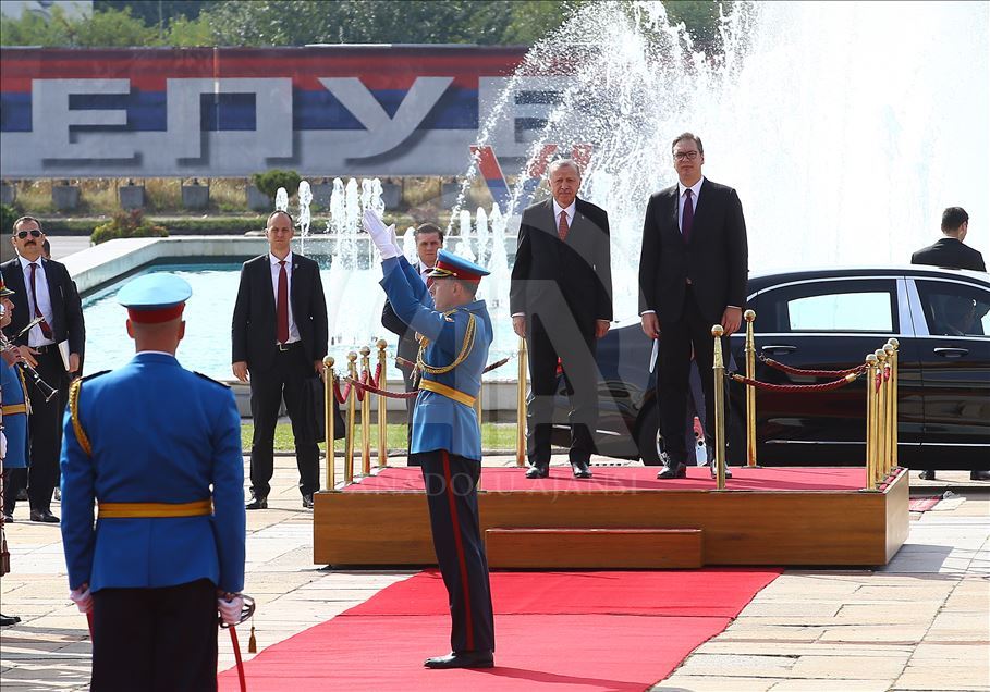Cumhurbaşkanı Erdoğan, Sırbistan'da