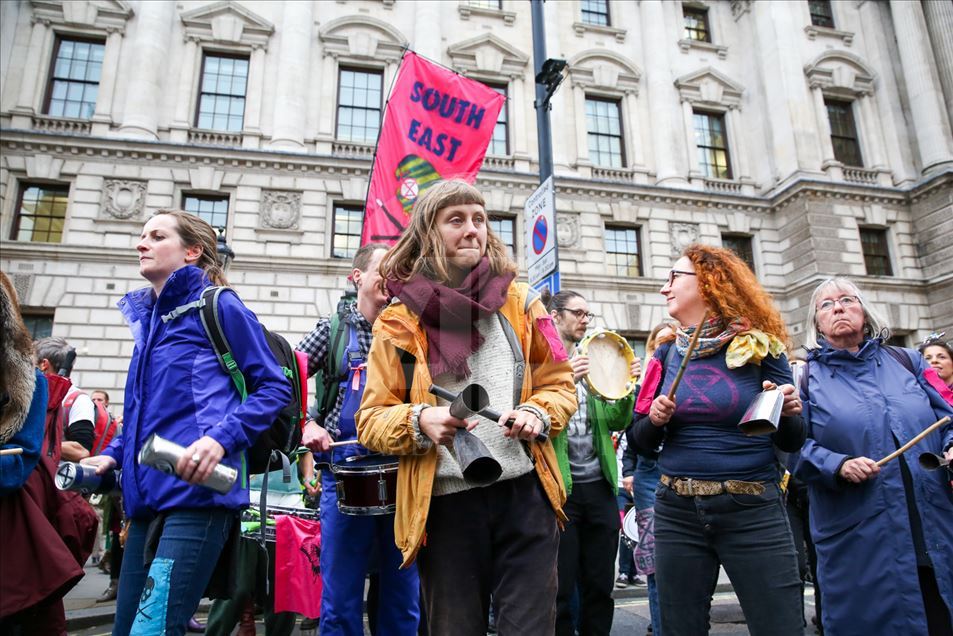 Protesta por el cambio climático en Londres