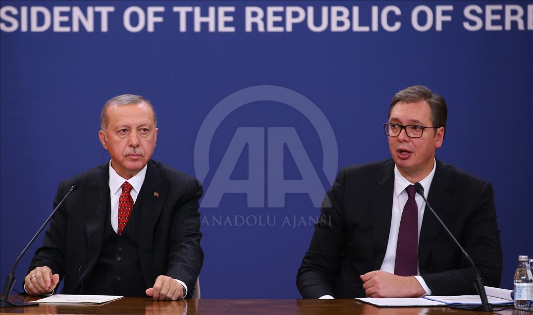 Cumhurbaşkanı Erdoğan, Sırbistan'da