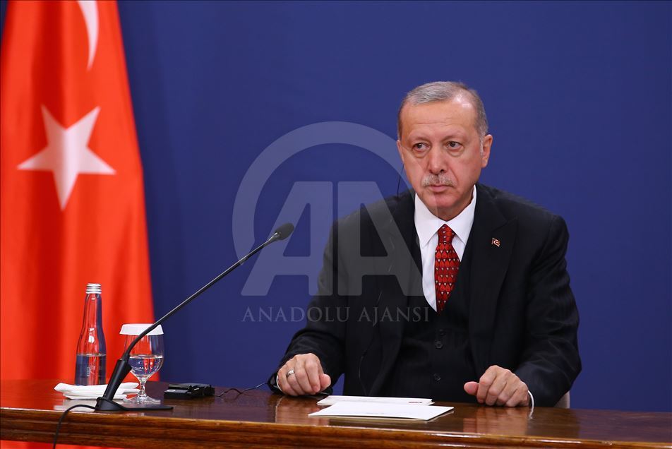 Cumhurbaşkanı Erdoğan, Sırbistan'da