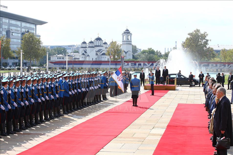 Cumhurbaşkanı Erdoğan, Sırbistan'da