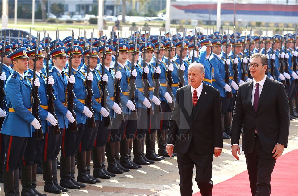 Cumhurbaşkanı Erdoğan, Sırbistan'da