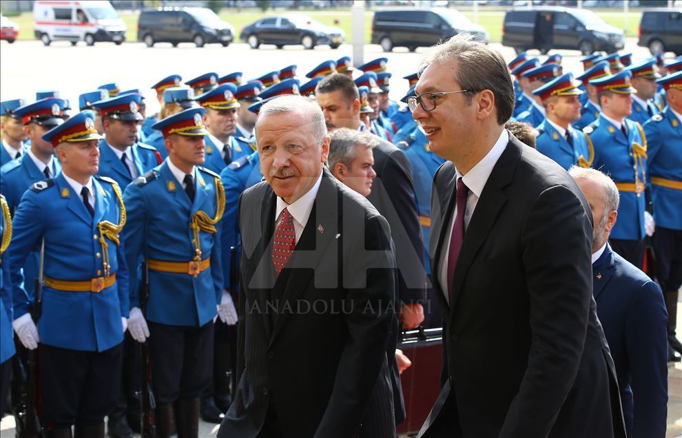 Cumhurbaşkanı Erdoğan, Sırbistan'da
