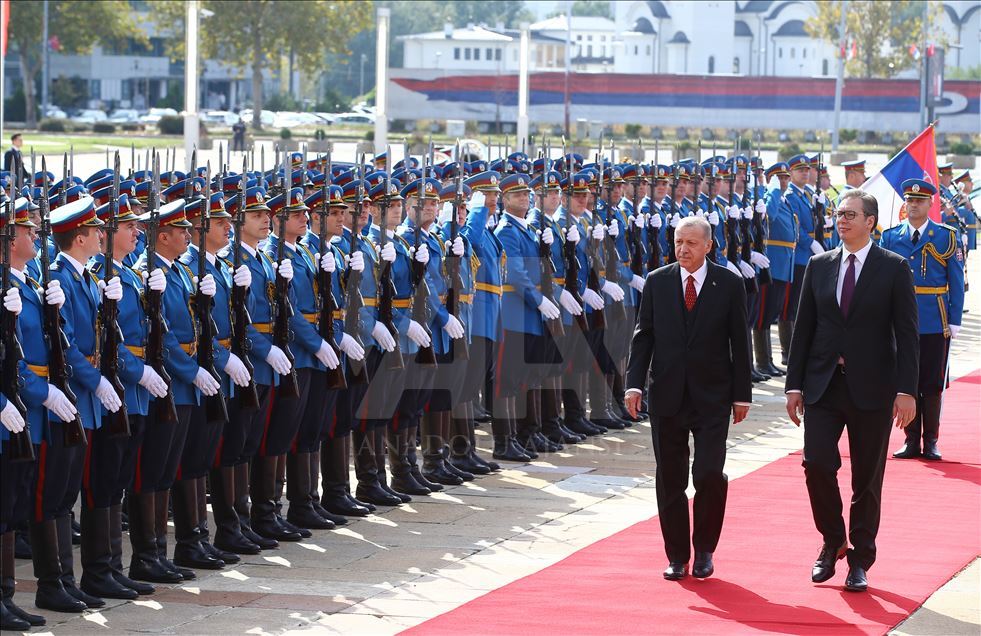 Cumhurbaşkanı Erdoğan, Sırbistan'da