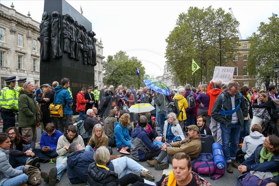 Protesta por el cambio climático en Londres