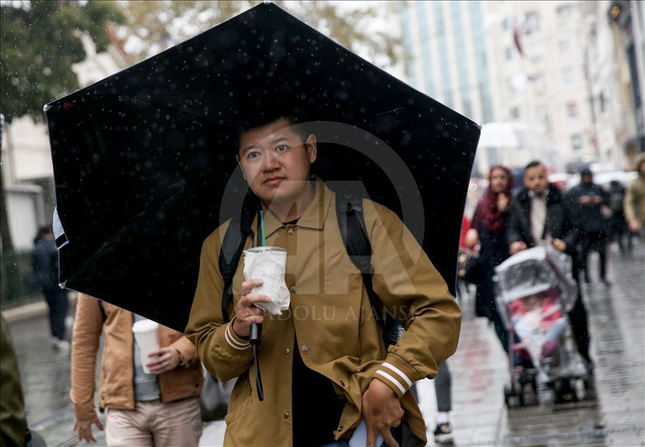 İstanbul’da yağmur