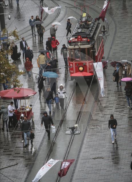 İstanbul’da yağmur