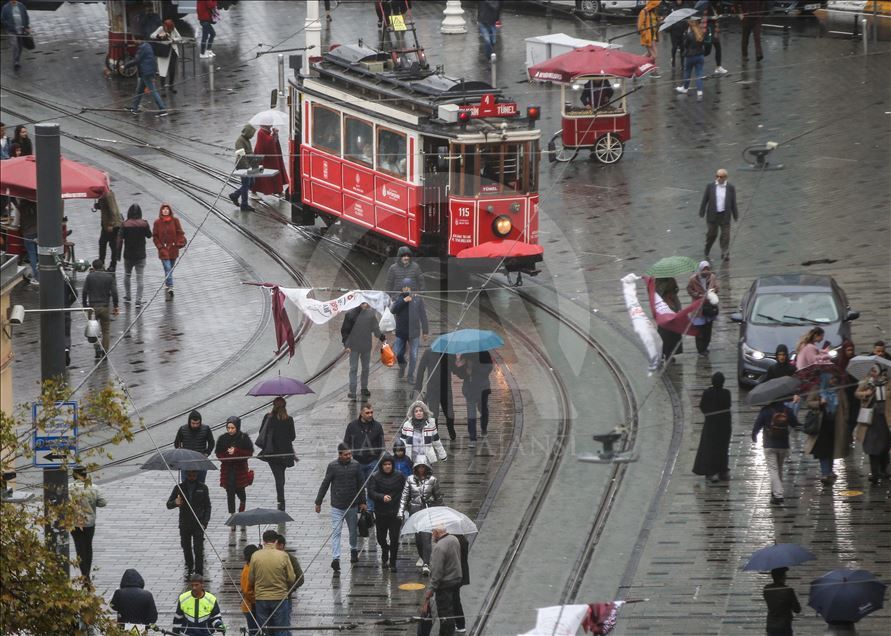 İstanbul’da yağmur