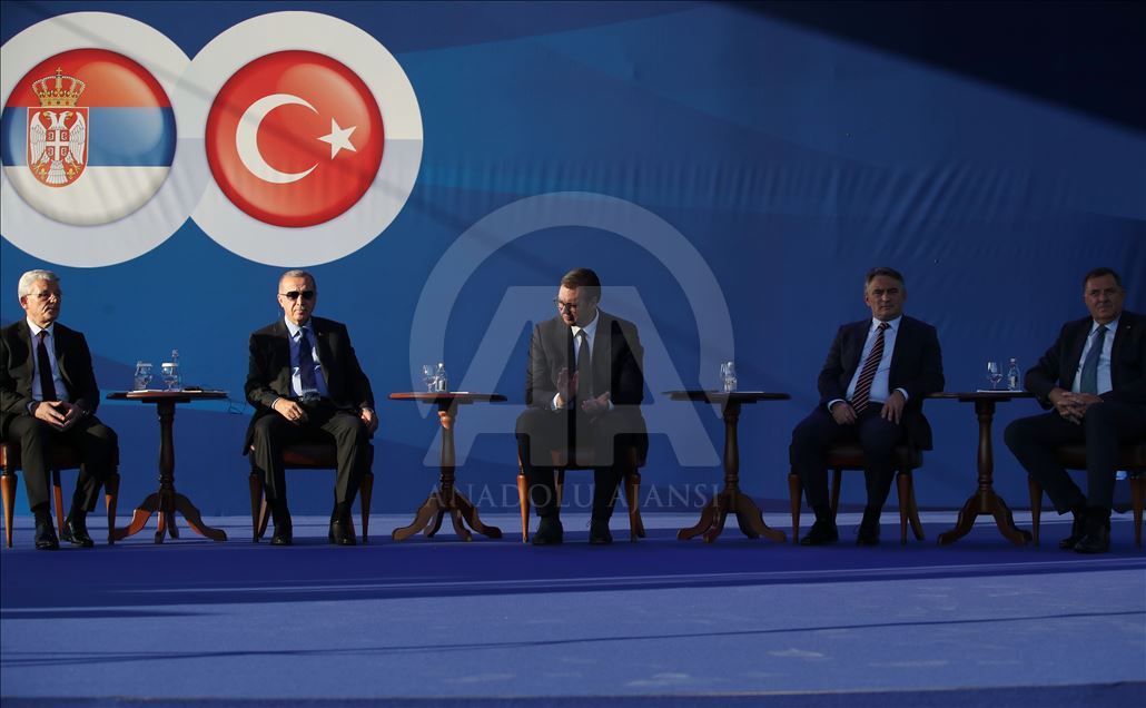 Cumhurbaşkanı Erdoğan Sırbistan'da