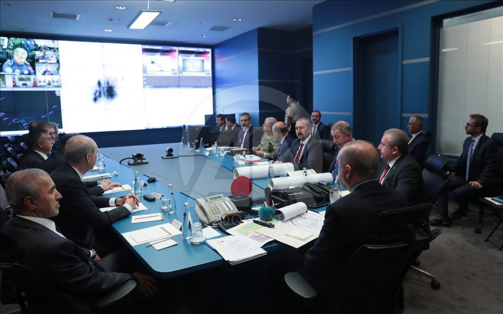 أردوغان يترأس اجتماعا تنسيقيا حول عملية "نبع السلام"
