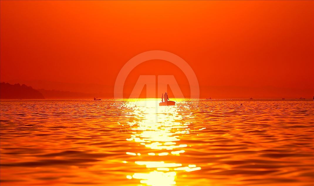  غروب آفتاب در دریای سیاه

