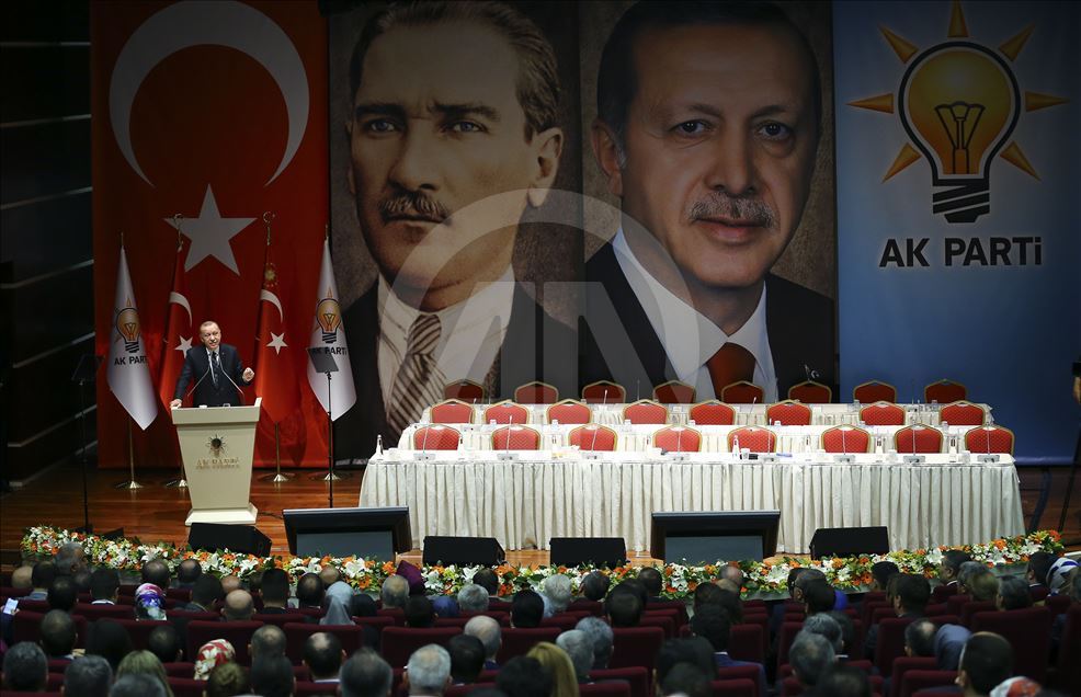 Türkiye Cumhurbaşkanı ve AK Parti Genel Başkanı Recep Tayyip Erdoğan