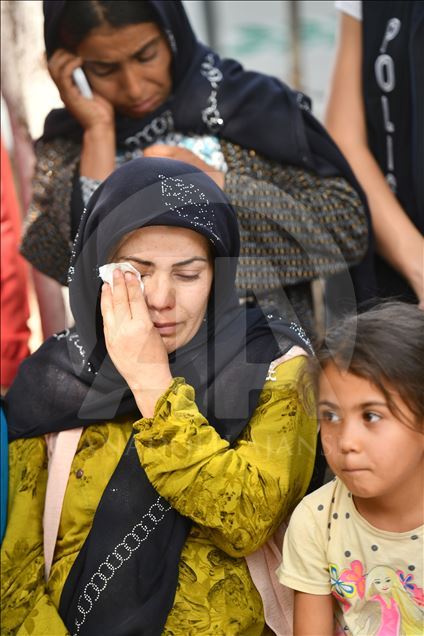 Ceylanpınar'da şehit olan 11 yaşındaki Elif için tören