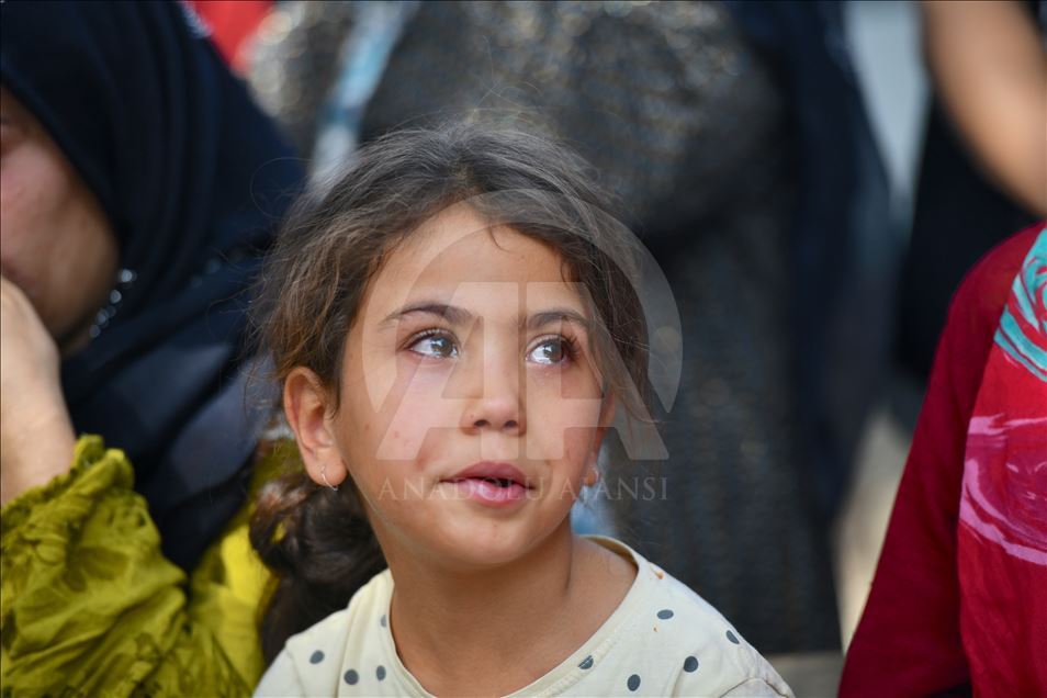 Ceylanpınar'da şehit olan 11 yaşındaki Elif için tören