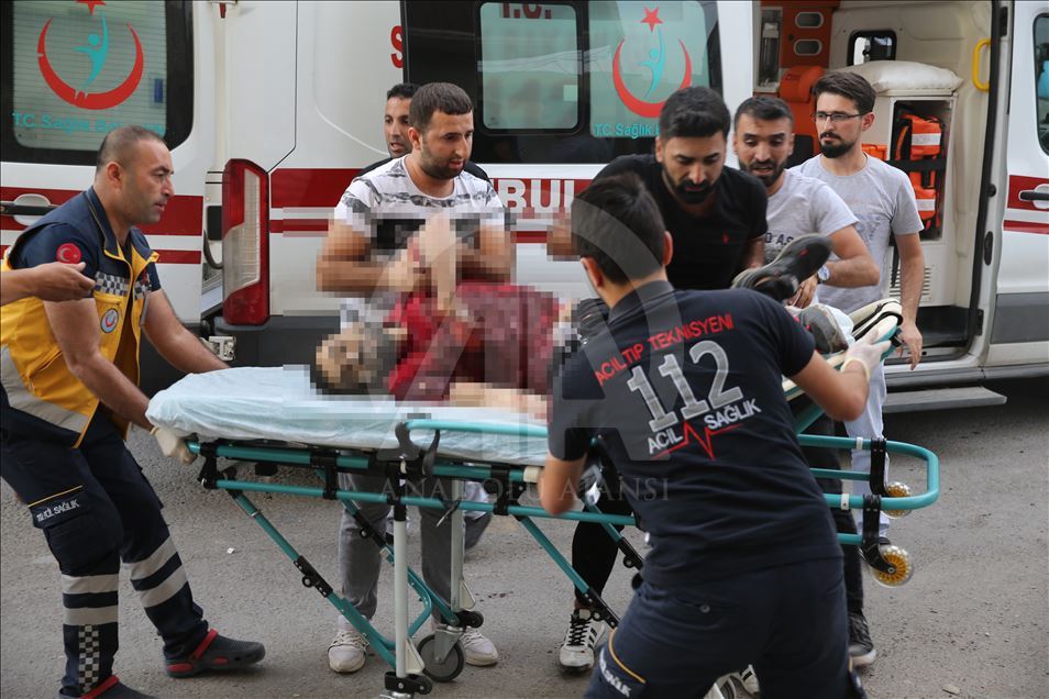 إصابة مدنيين في هجوم إرهابي لـ"ي ب ك" على قضاء تركي

