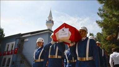 Funeral ceremony for 11 year old terror victim in Turkey's Sanliurfa