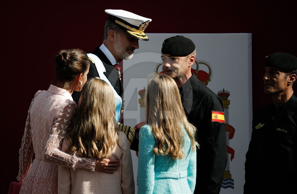 desfile por el Día de la Hispanidad en Madrid