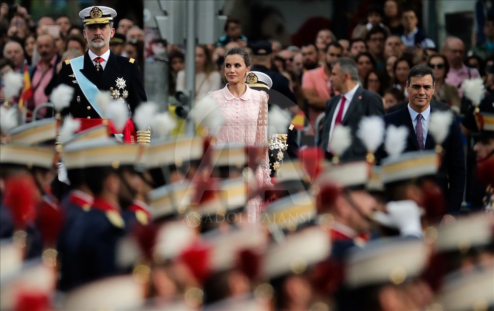 desfile por el Día de la Hispanidad en Madrid