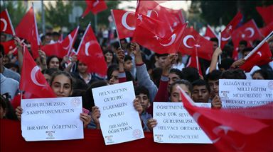 Dünya şampiyonu Çolak'a coşkulu karşılama