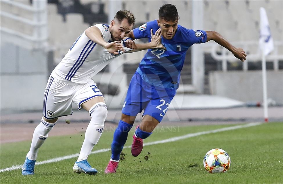 Utakmica osmog kola kvalifikacija za EURO 2020: Grčka - BiH